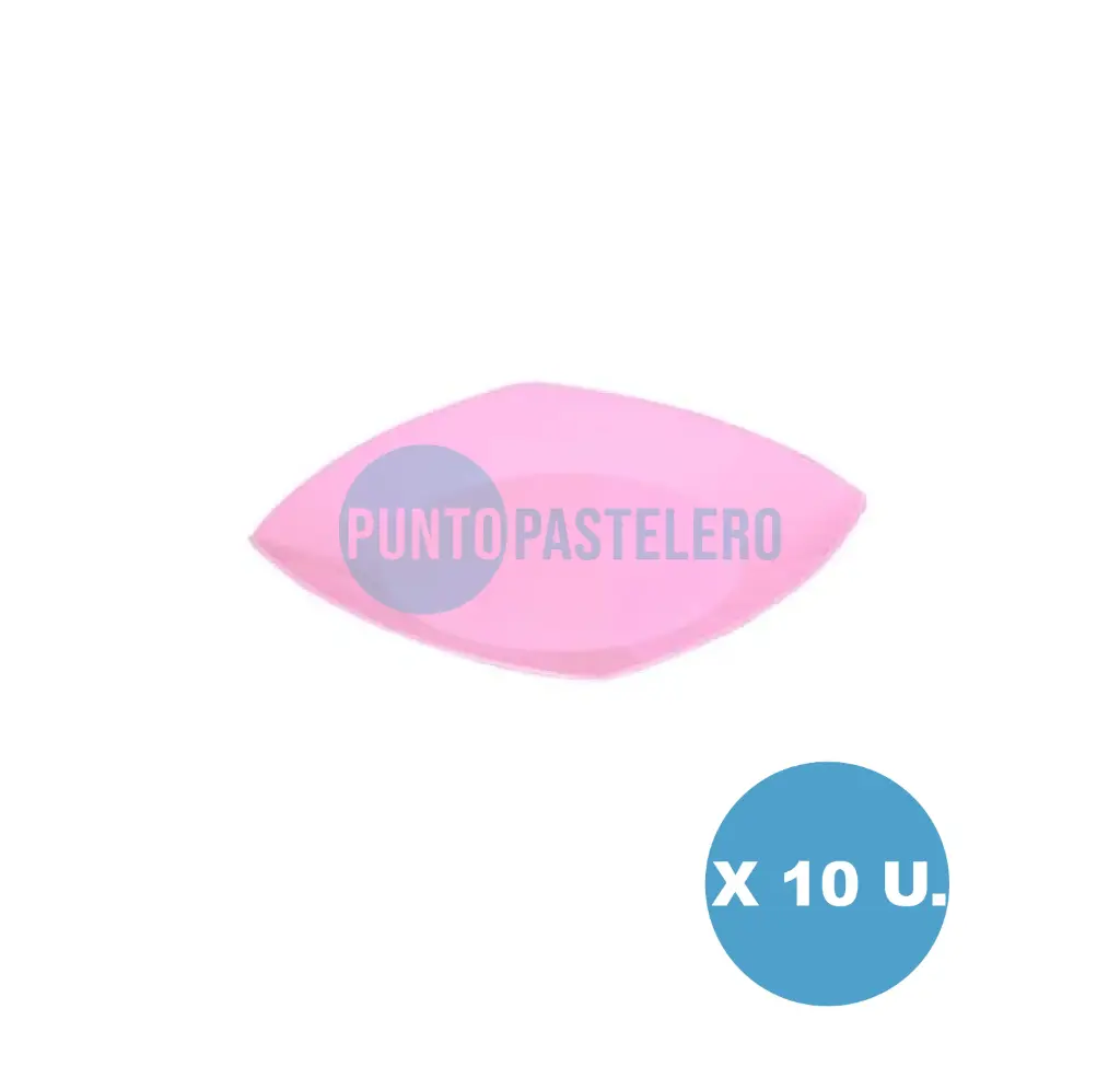 [7798098706135] PLATO KOVALPLAST 22 CM ROSA (10 U.)
