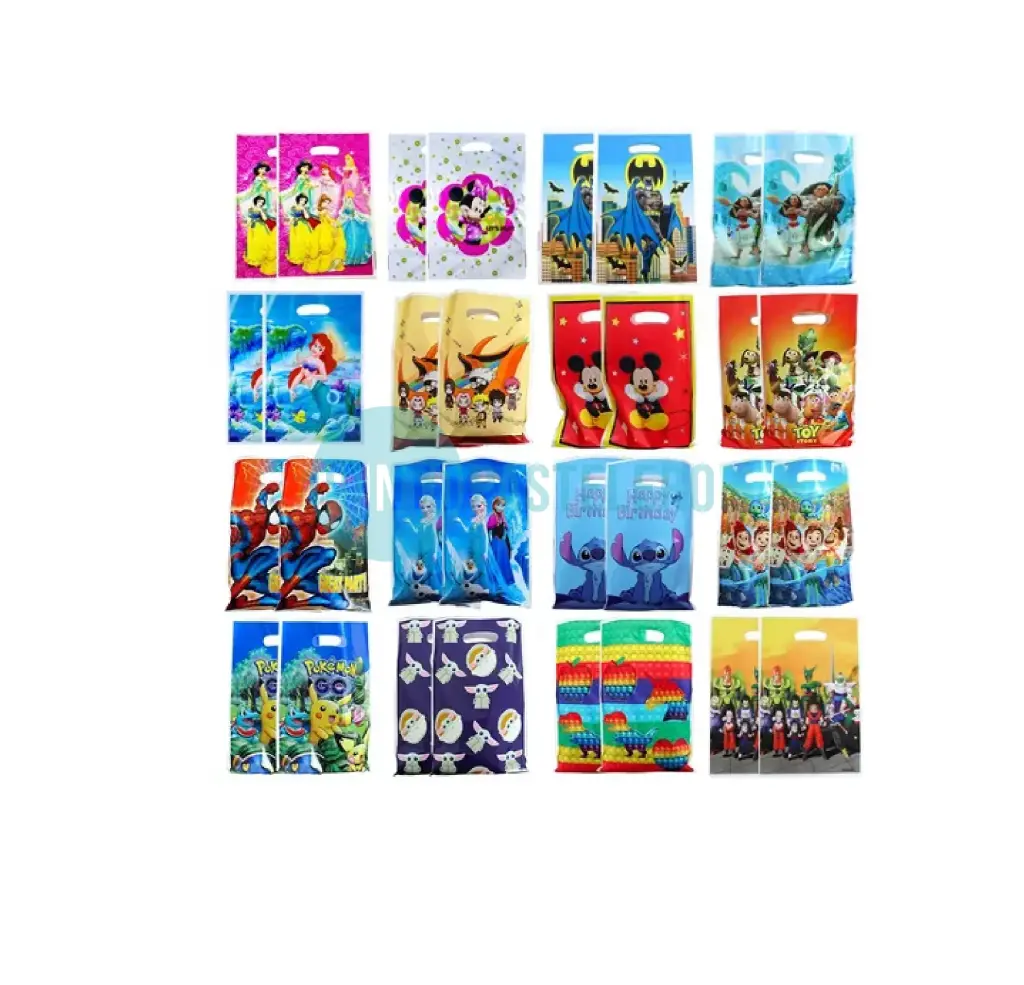 BOLSITA PLASTICA SORPRESITA ECO (PERSONAJES VARIOS) (X 10 U.)