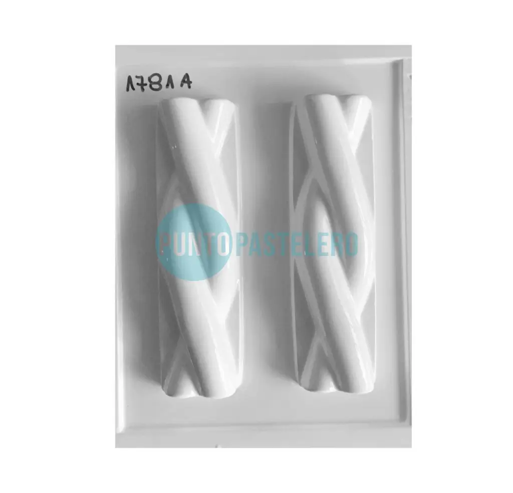 PLACA PARA BARRA DE CHOCOLATE TRENZADA Nº1781 A [B5]