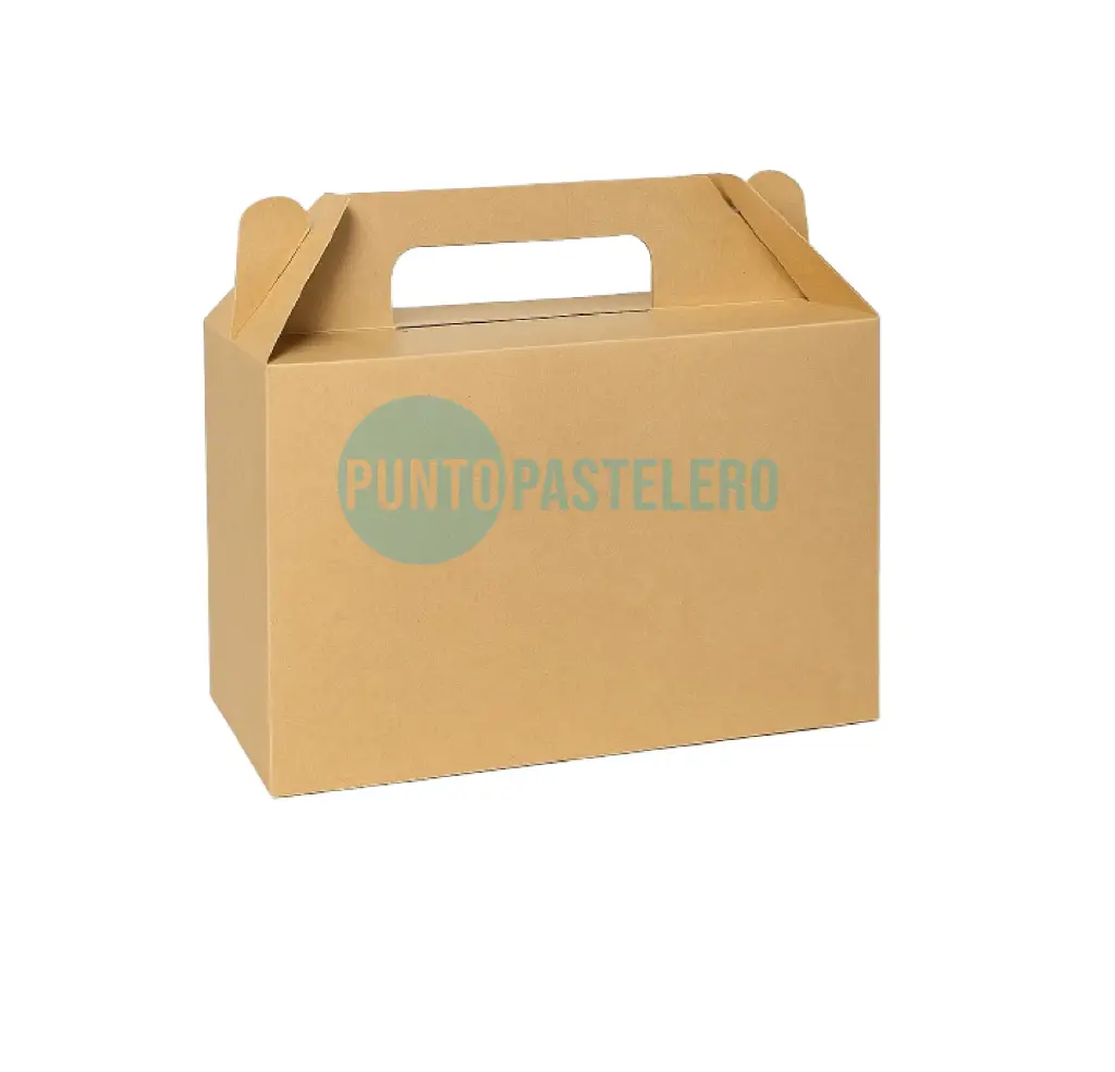 CAJA MULTIUSO CON VISOR MALETIN MANIJA KRAFT (19X11X11 CM) (X 25 U.)