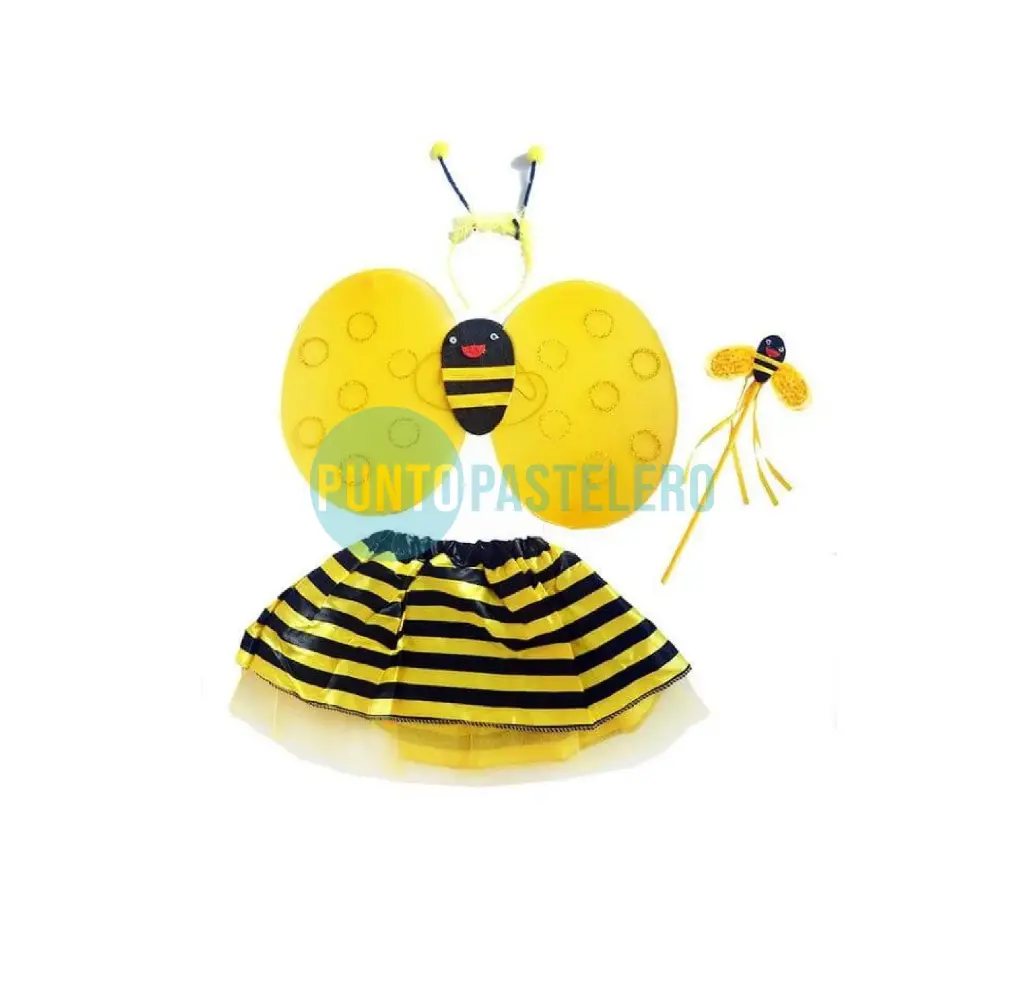 SET ABEJITA (ALAS - POLLERITA - VINCHA - VARITA)