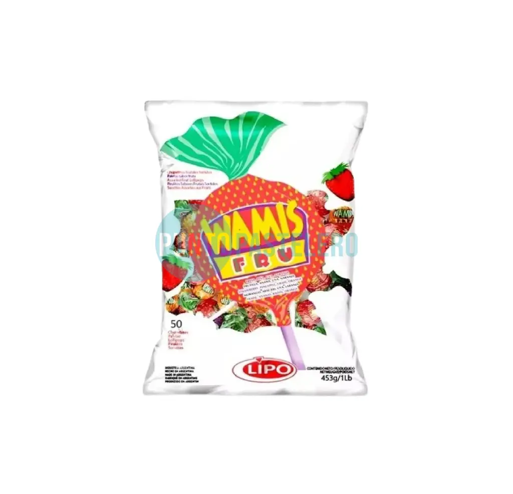 CHUPETIN LIMO WAMIS FRUTAL (X 453 GR.) (50 U.)