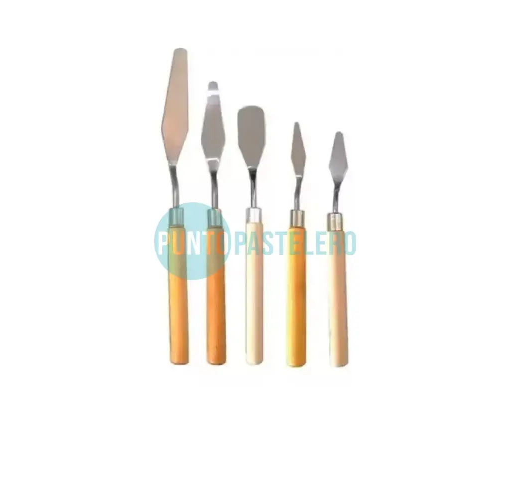 [7890020391010] SET 5 ESPATULAS PARA BUTTERCREAM / OLEO