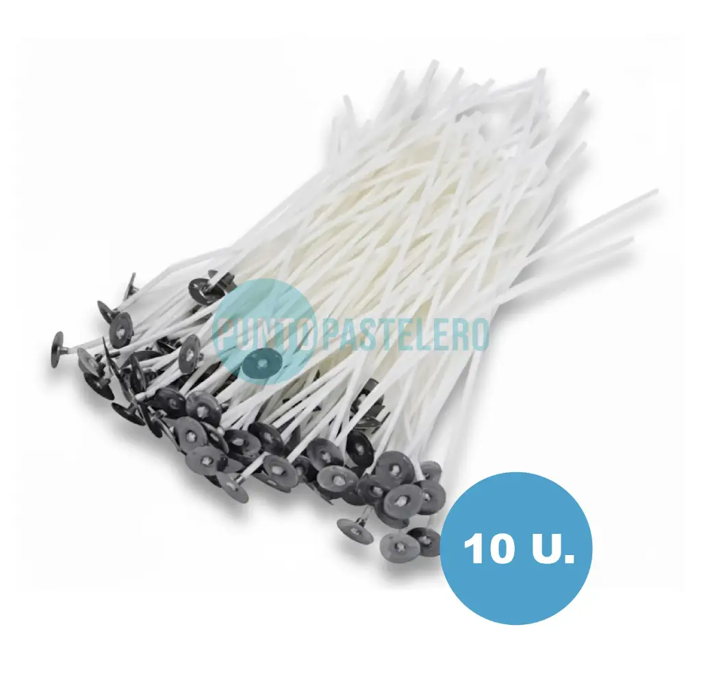 OJALILLOS CON PABILO PARA VELAS (X 10 U.)