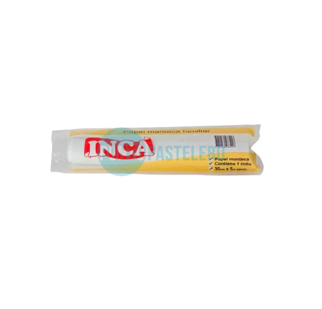 [7791156433417] PAPEL MANTECA DE COCINA INCA (X 5 MTS.)