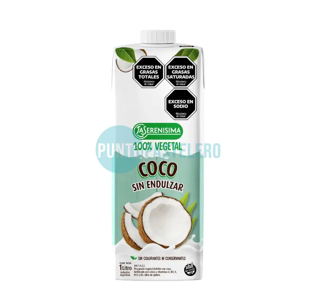LECHE LA SERENISIMA COCO SIN ENDULZAR (X 1 LT. )