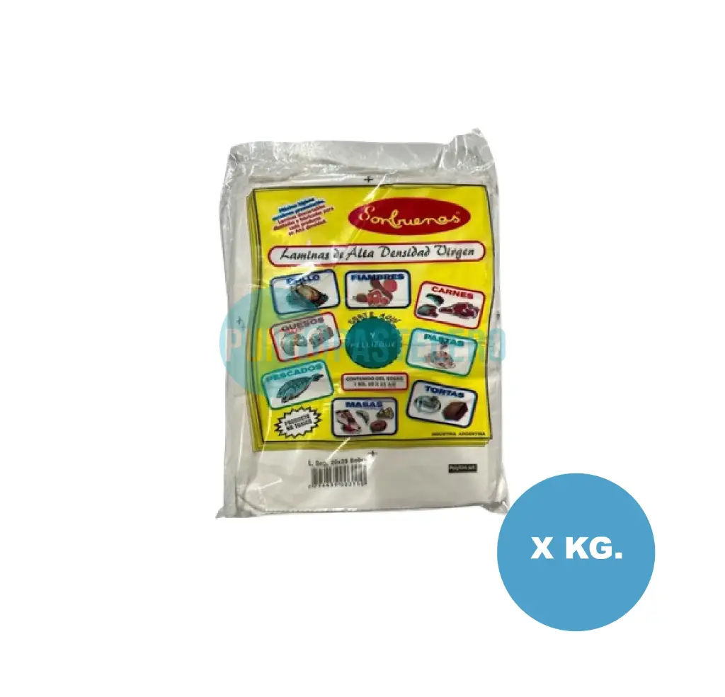 LAMINA FOLEX SON BUENAS 20X25 (X KG.)