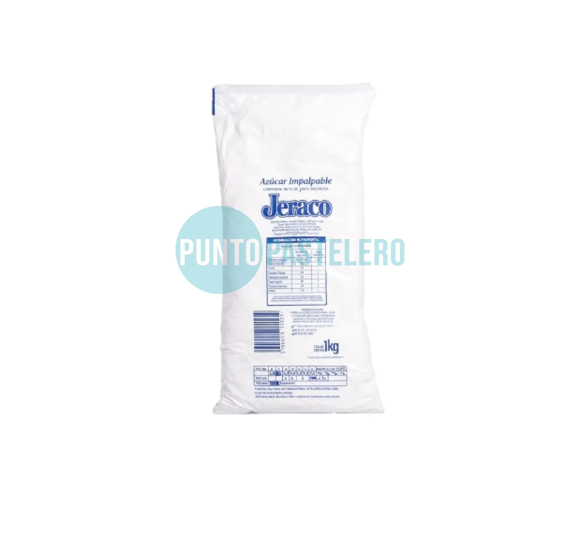 AZUCAR IMPALPABLE JERACO (X 1 KG.)