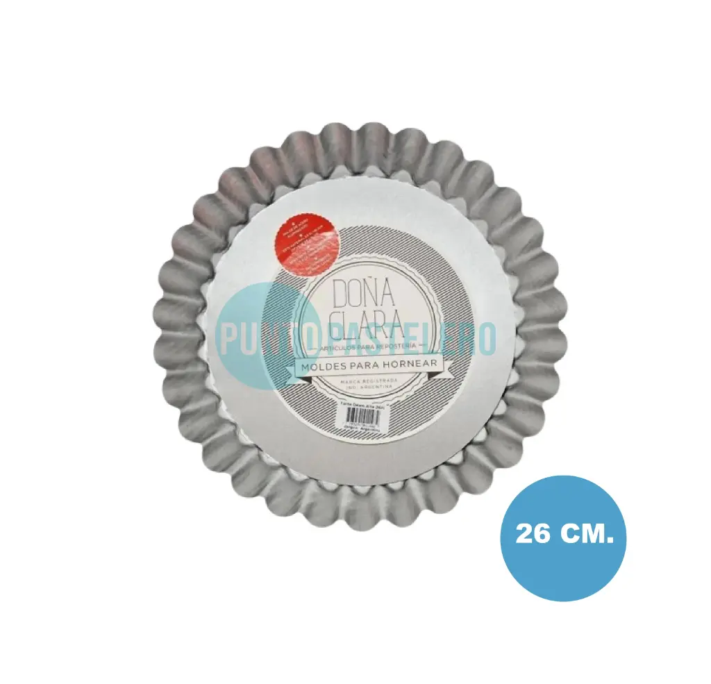 TARTERA DESMONTABLE ALTA XL 26 CM (DOÑA CLARA)