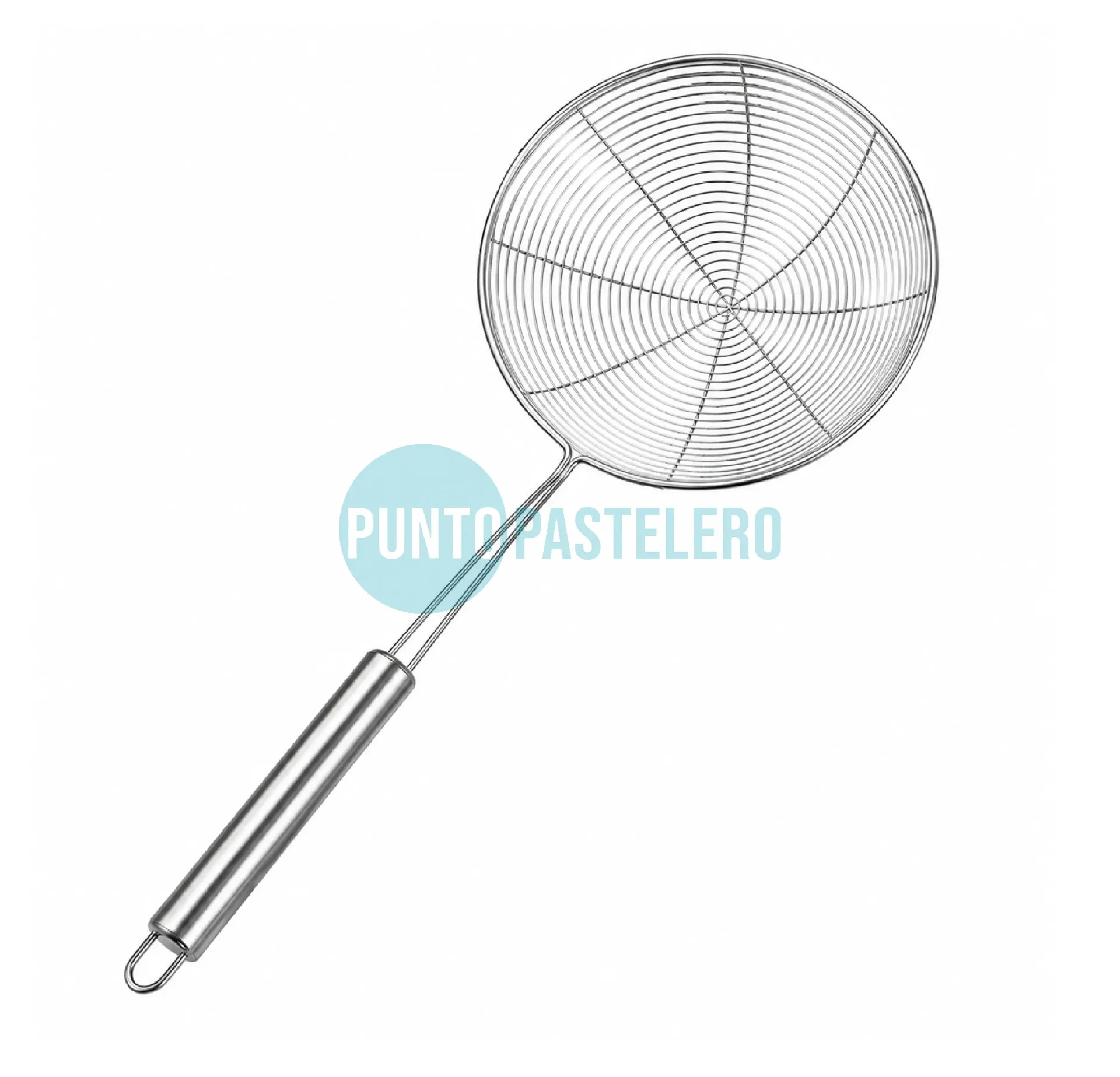 COLADOR ESPUMADERA DE ACERO (21 CM)
