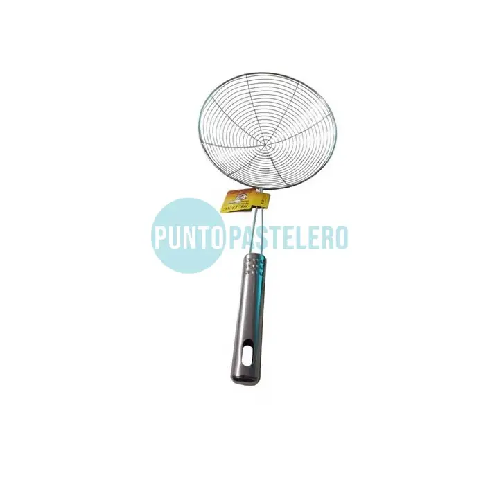 [6923535625583] COLADOR ESPUMADERA DE ACERO (21 CM)