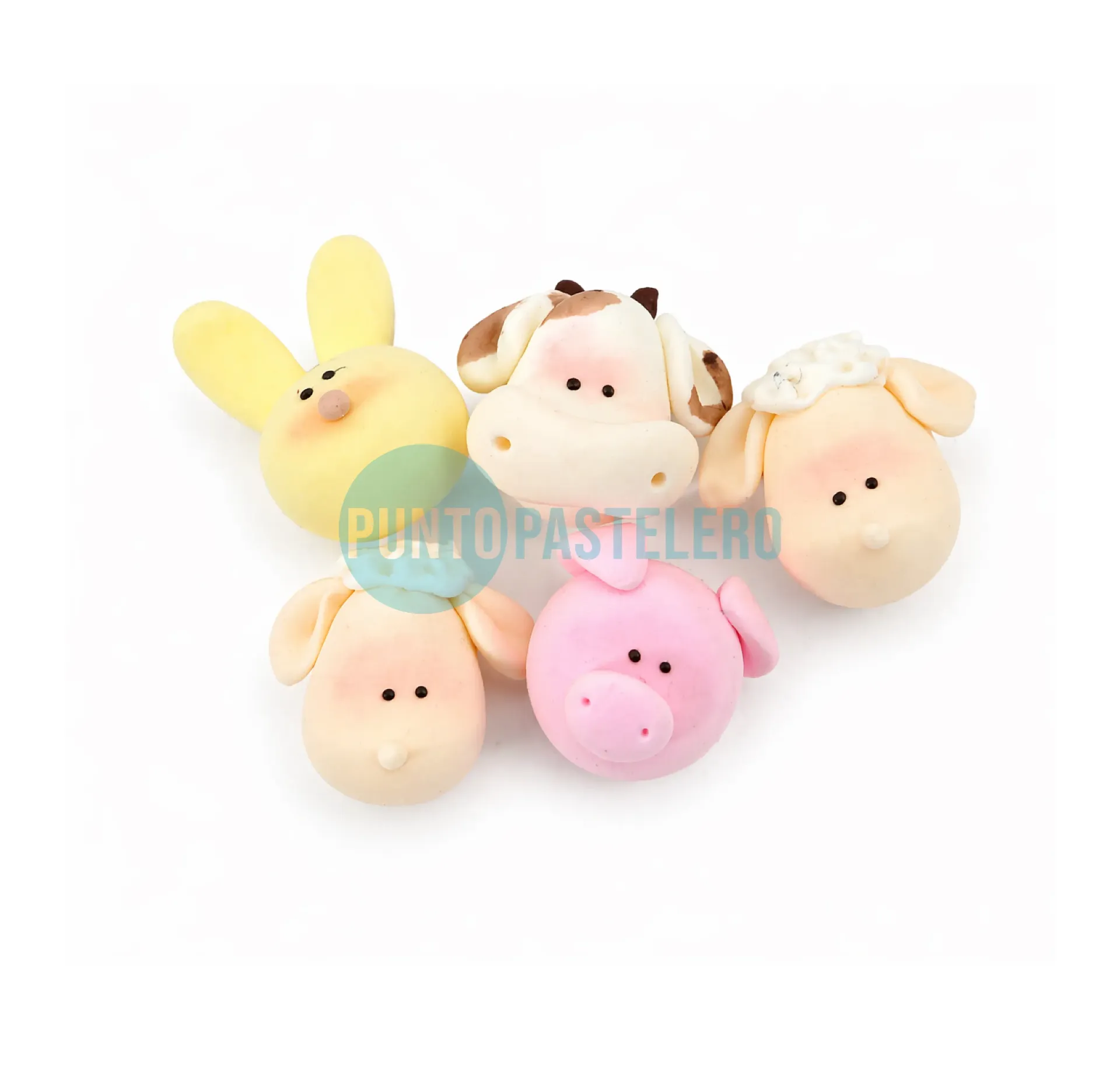 APLIQUE PORCELANA GRANJA (X 10 U.)