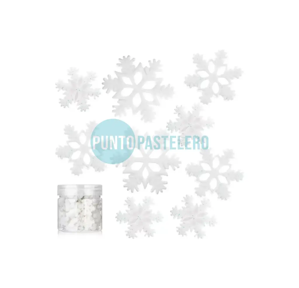 APLIQUE PORCELANA COPOS FROZEN (X 10 U.)