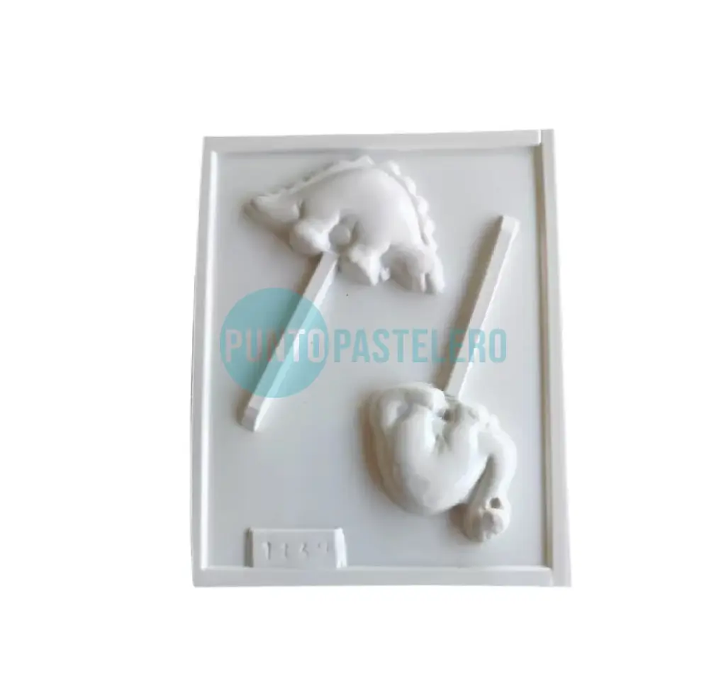 PLACA ACETATO PARA CHUPETIN/PALETA DINOSAURIO N°1439 [B2]