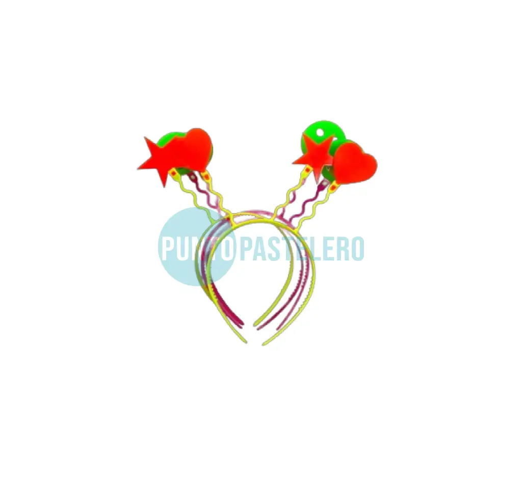 VINCHA PLASTICA FLUO SURTIDAS (4 U.)