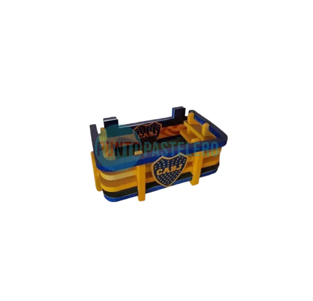 ADORNO CANCHA REPLICA BOMBONERA (BOCA) (15X20 CM)