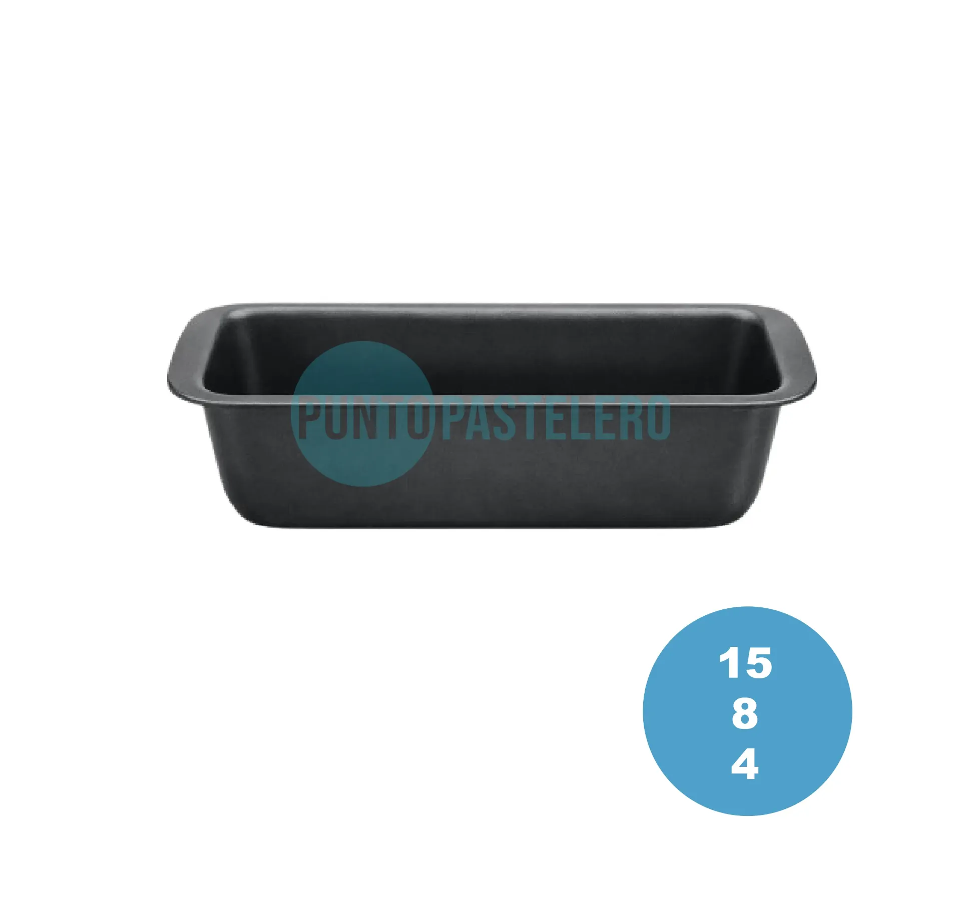 MOLDE BUDINERA MINI ANTIADHERENTE (2D30) (15X8X4 CM)