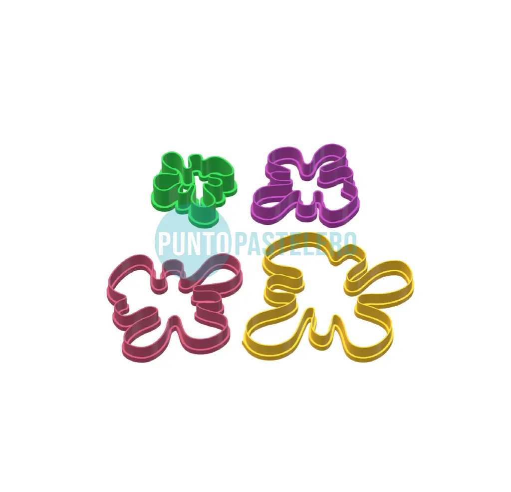 SET CORTANTE 3D MANCHAS DE PINTURA (6-5)