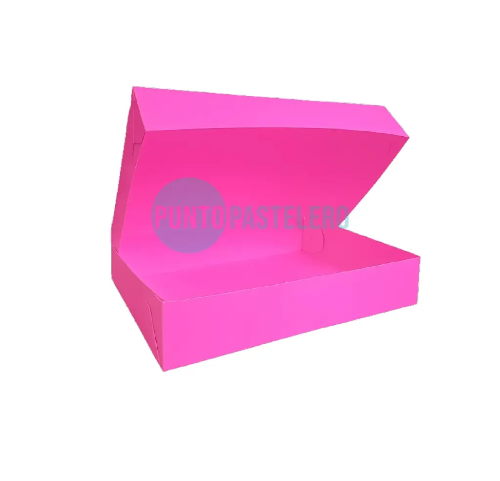 [CAJ108C] CAJA ALTA PARA 12 ALFAJORES (21X15X7 CM) - ROSA [19]