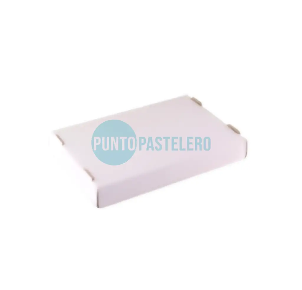[CAJ130] CAJA PARA COOKIES CARTULINA BLANCA (26X17X3 CM) [22]