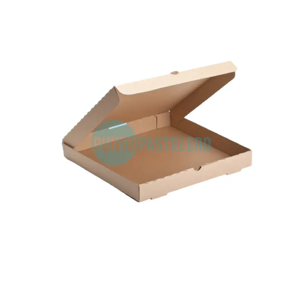 CAJA PARA MEDIA PIZZA MICRO CORRUGADO 4 P (32X16X4.5 CM) [100] [14]