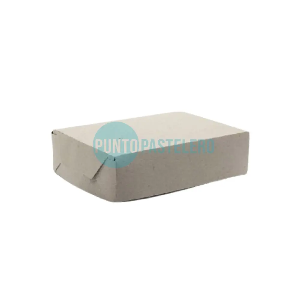 [CAJ148] CAJA PARA EMPANADAS CARTON GRIS (23X23X5.5 CM) [8]