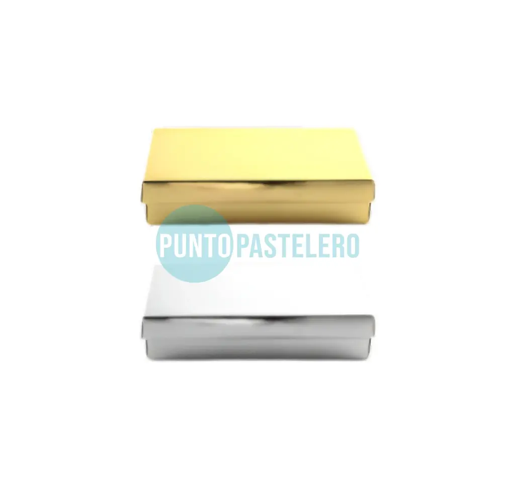 [CAJ176] BOMBONERA METALIZADA CARTULINA 1/2 KG (19.5X12X4 CM) [F]