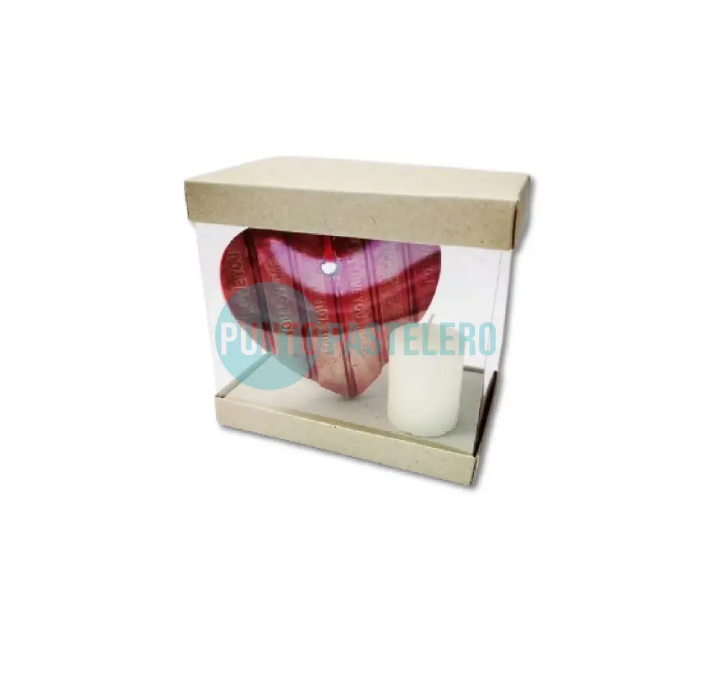 [CAJ52A] CAJA VITRINA RECTANGULAR ALTA (15X9X22 CM) [35]