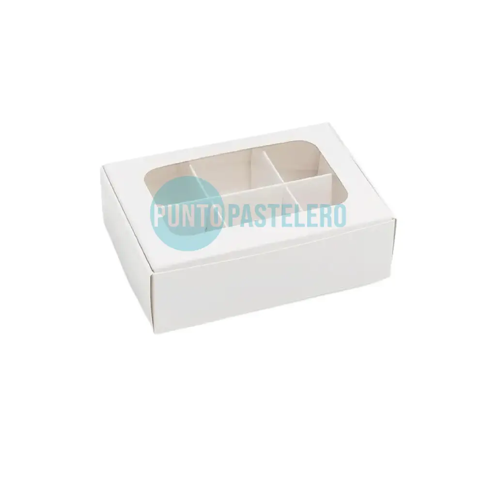 CAJA CON 6 DIVISORIOS 6X6 CM (18X12X4 CM) [39]