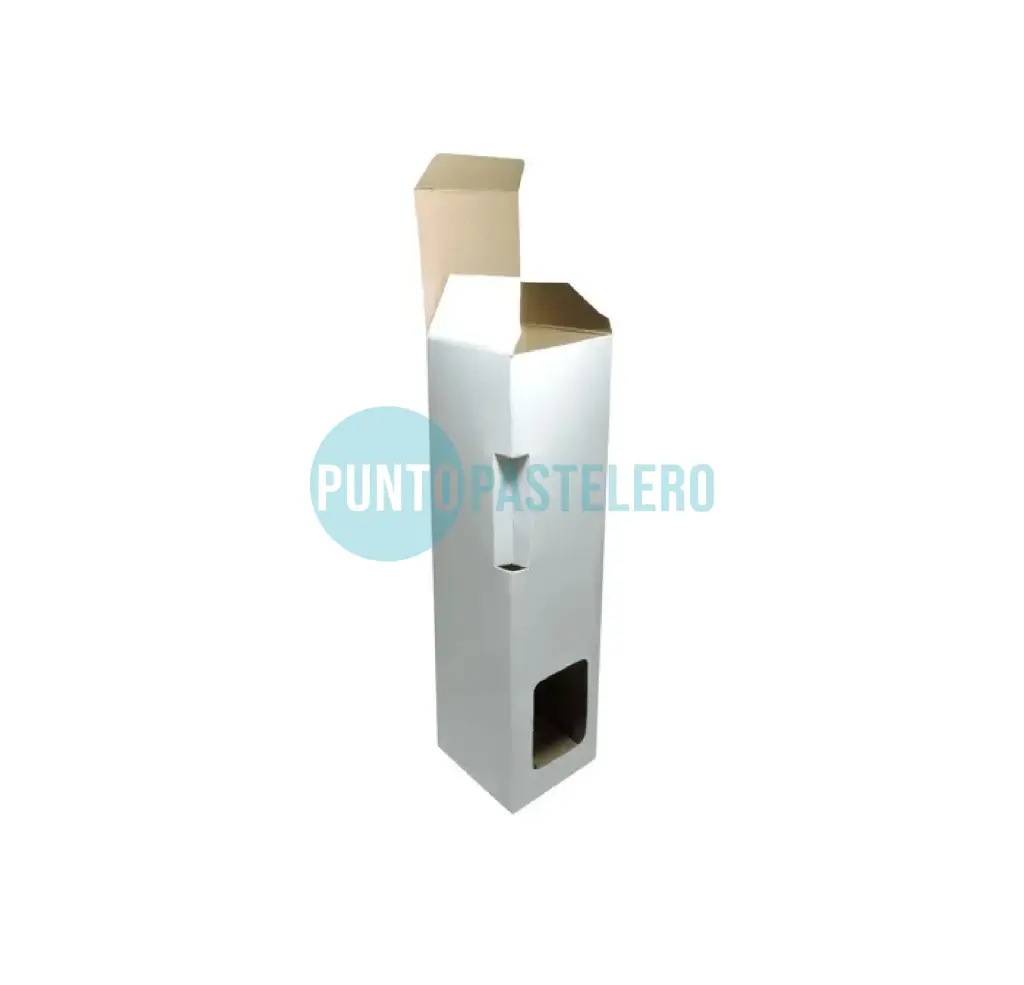 CAJA ESTUCHE PARA DIFUSOR CON VENTANA BLANCA [91]