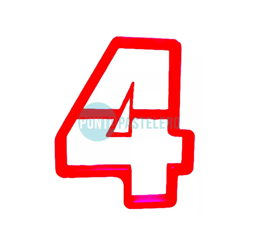 CORTANTE MARCADOR PLASTICO NUMERO 4 (MINI) [9-5]