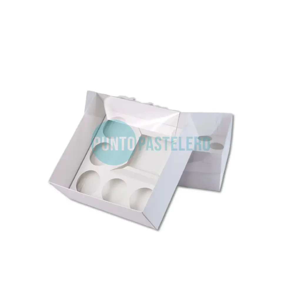 CAJA PARA BENTO CAKE TAPA ACETATO (25X25X10 CM) [42]