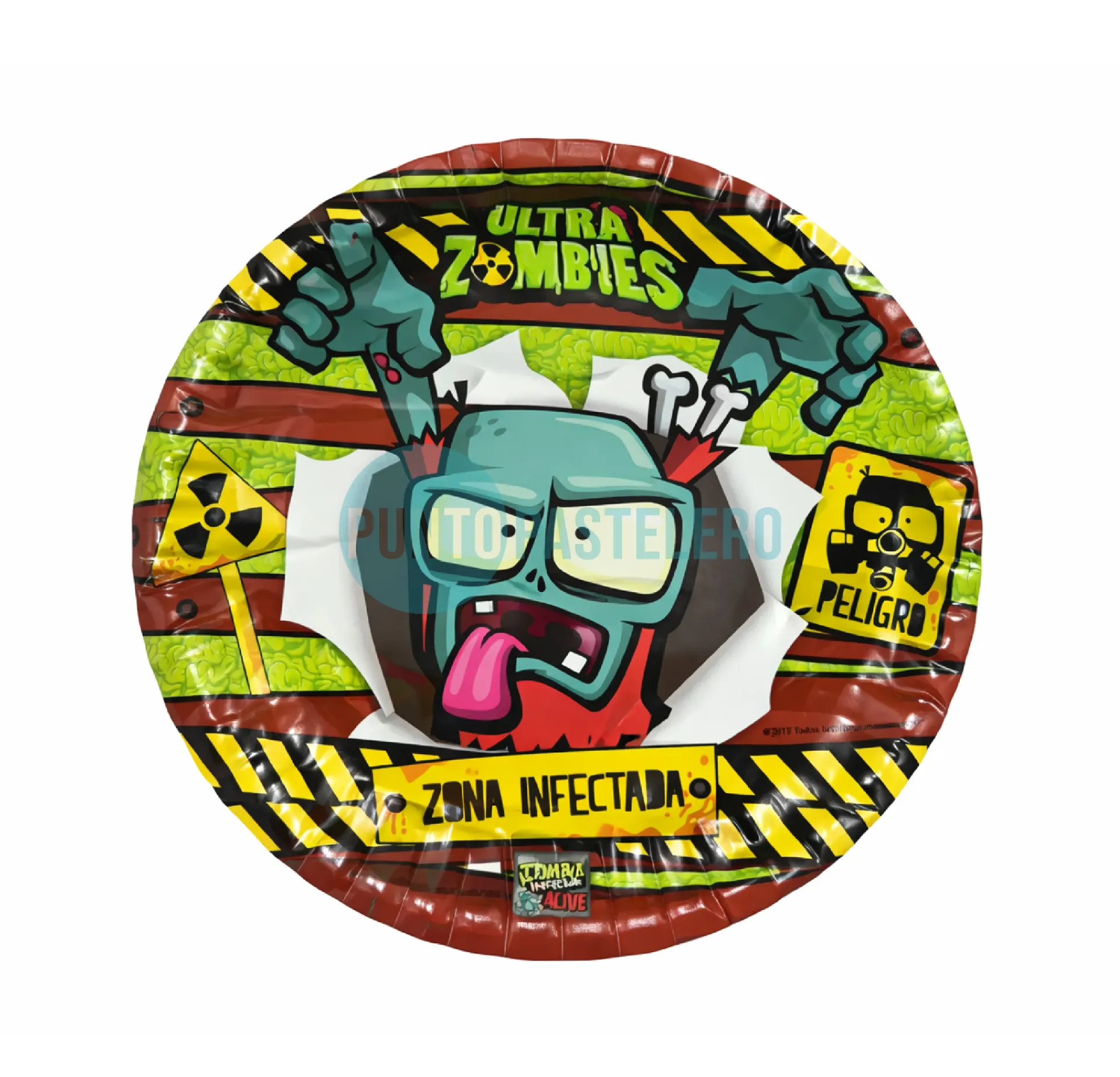 [7798218846451] PLATO POLIPAPEL ZOMBIES (8 U.)