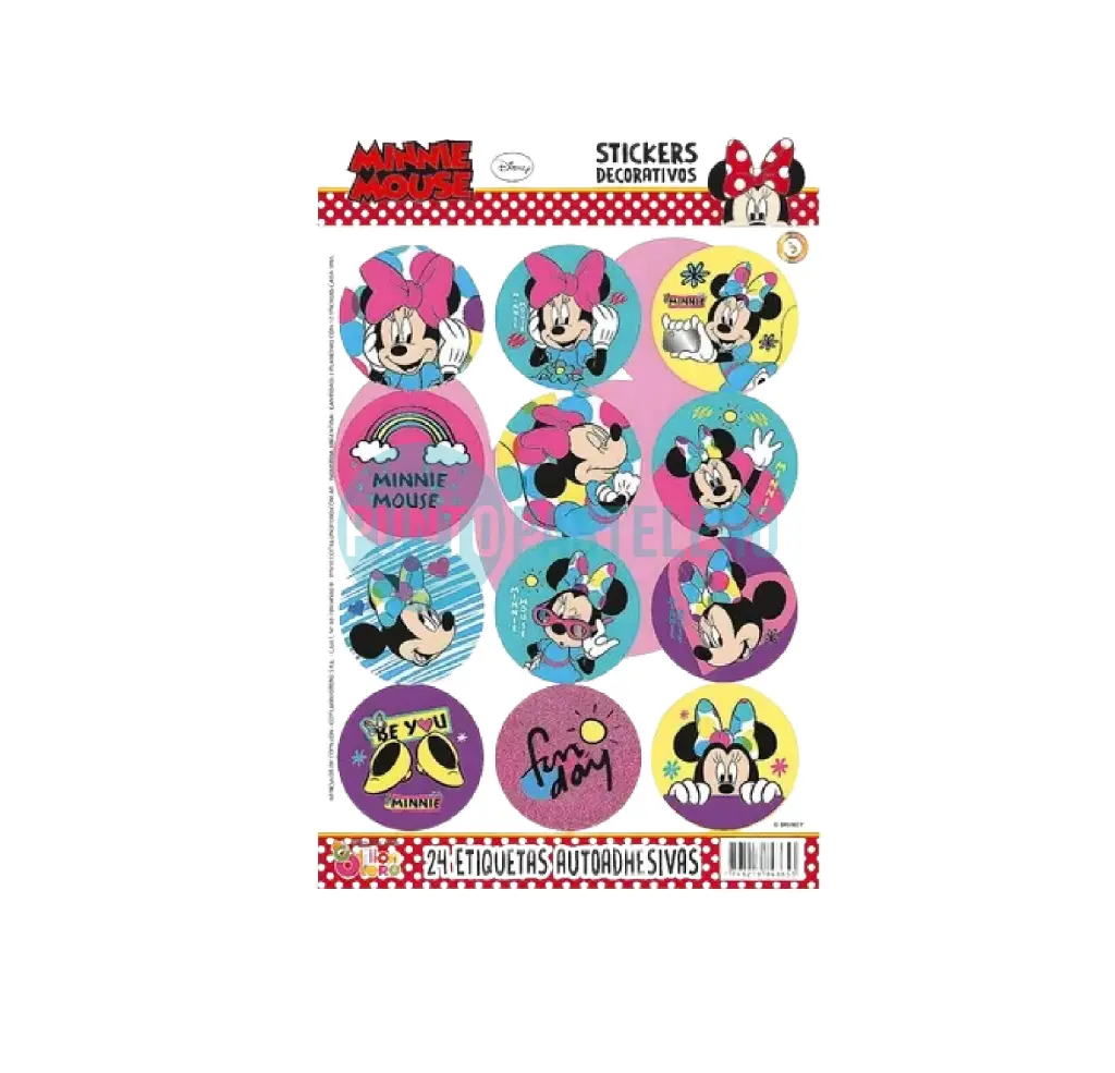 STICKERS MINNIE MOUSE (24 U.)