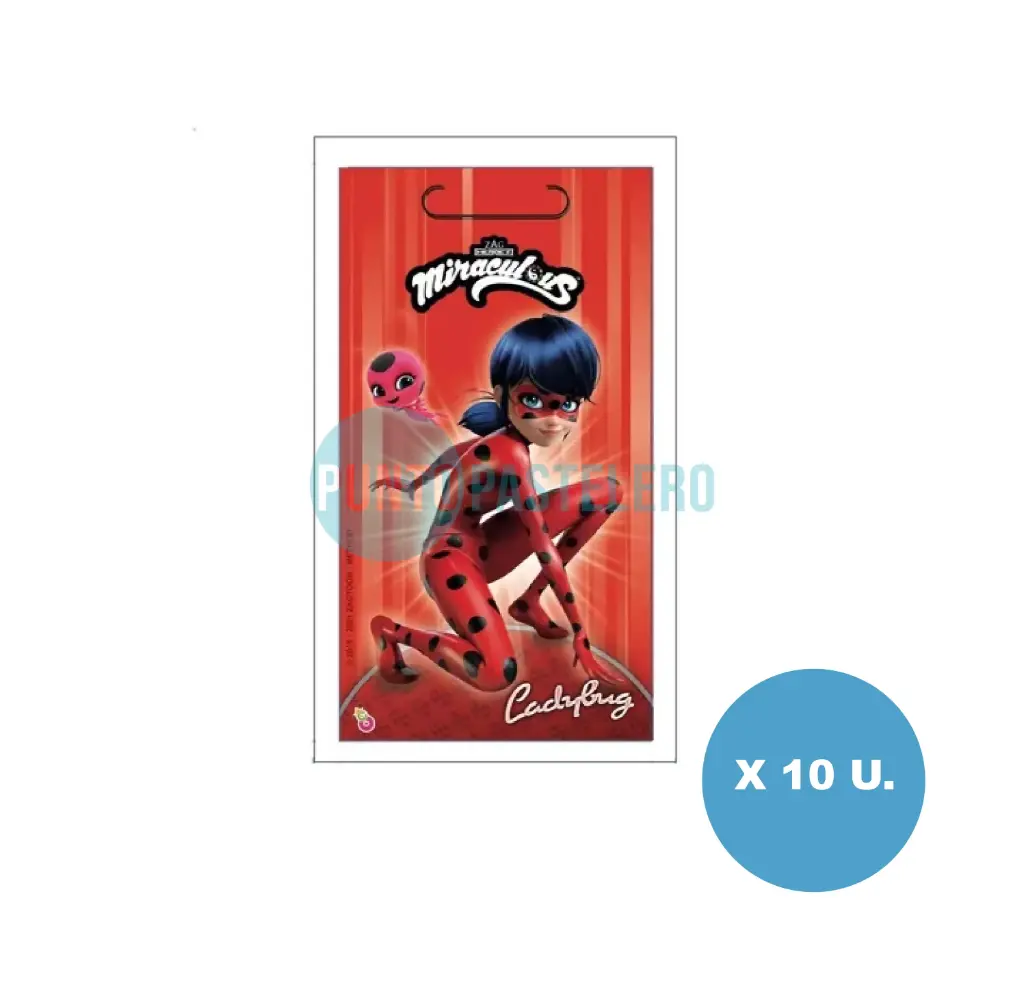 BOLSITA SORPRESITA LADY BUG MIRACULOUS (10 U.)