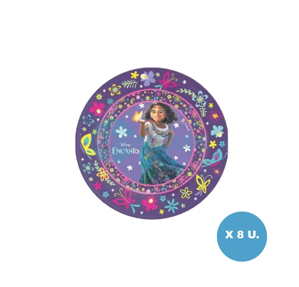 [7798342405319] PLATO POLIPAPEL ENCANTO (8 U.)
