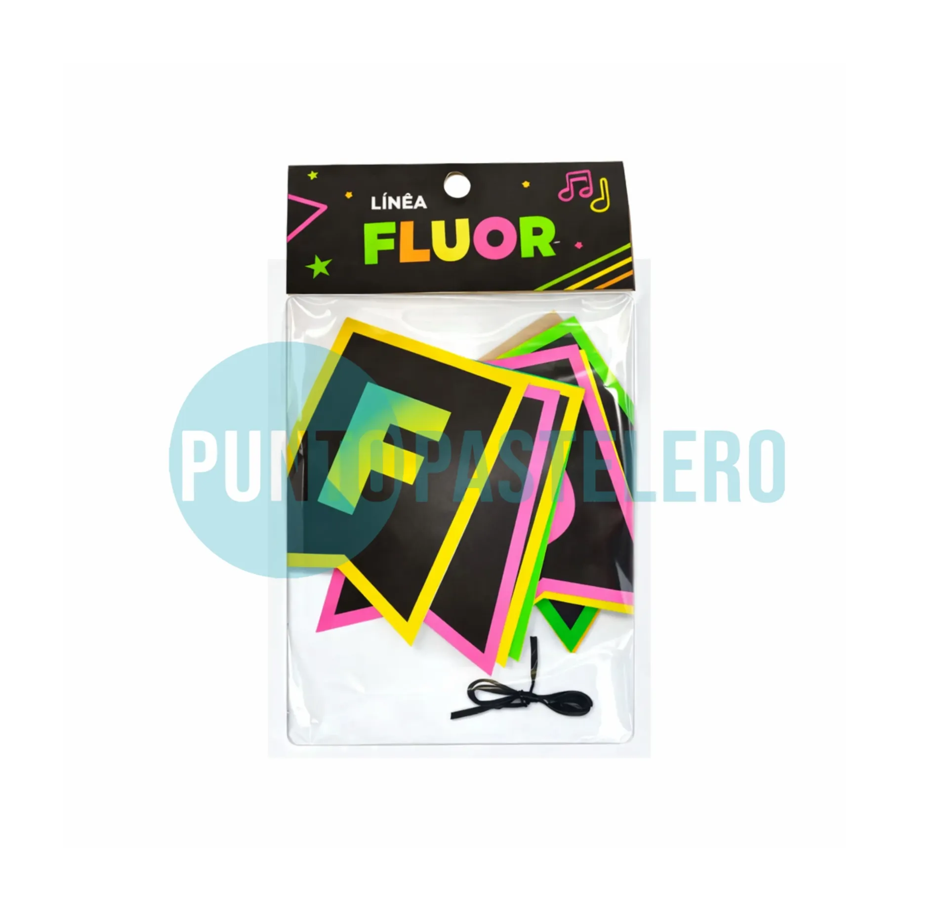 BANDERIN FIESTA FLUO
