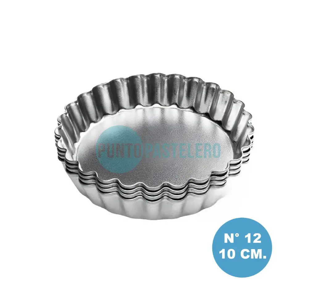 PASTAFROLA FIJA HOJALATA Nº12 (10CM) (CA) (X U.)