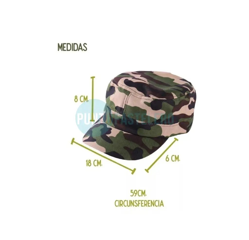 GORRA DE TELA MILITAR