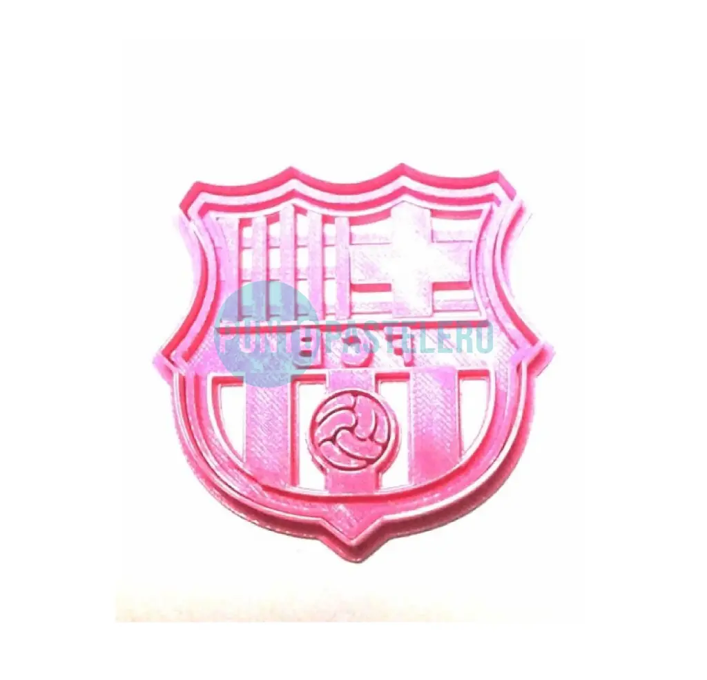 CORTANTE 3D CON MARCADOR ESCUDO BARCELONA [3-3]