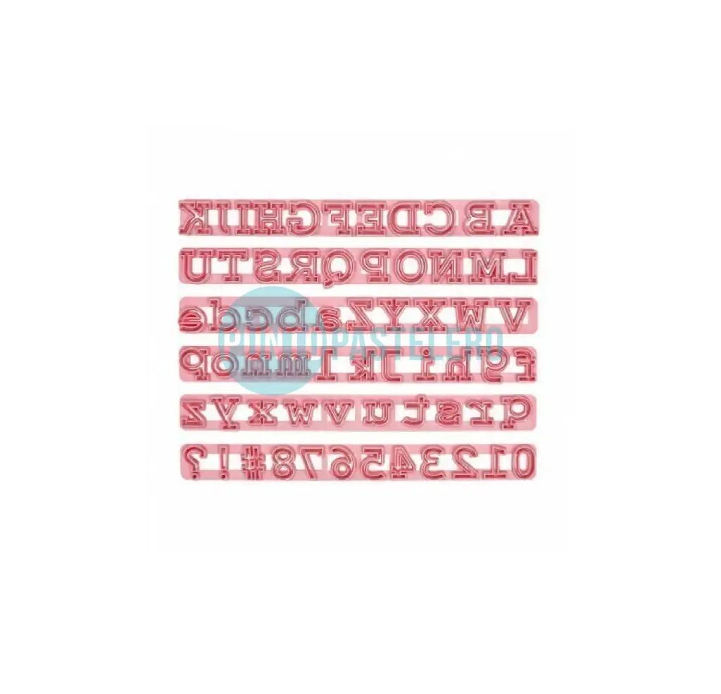 SET CORTANTE ABECEDARIO CUBIC MAYUSCULA [P]