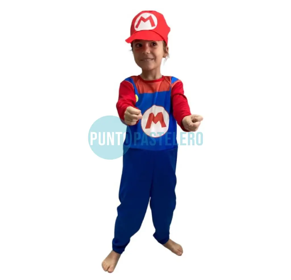 SET DISFRAZ MARIO BROS. (NIÑOS) TALLE 2