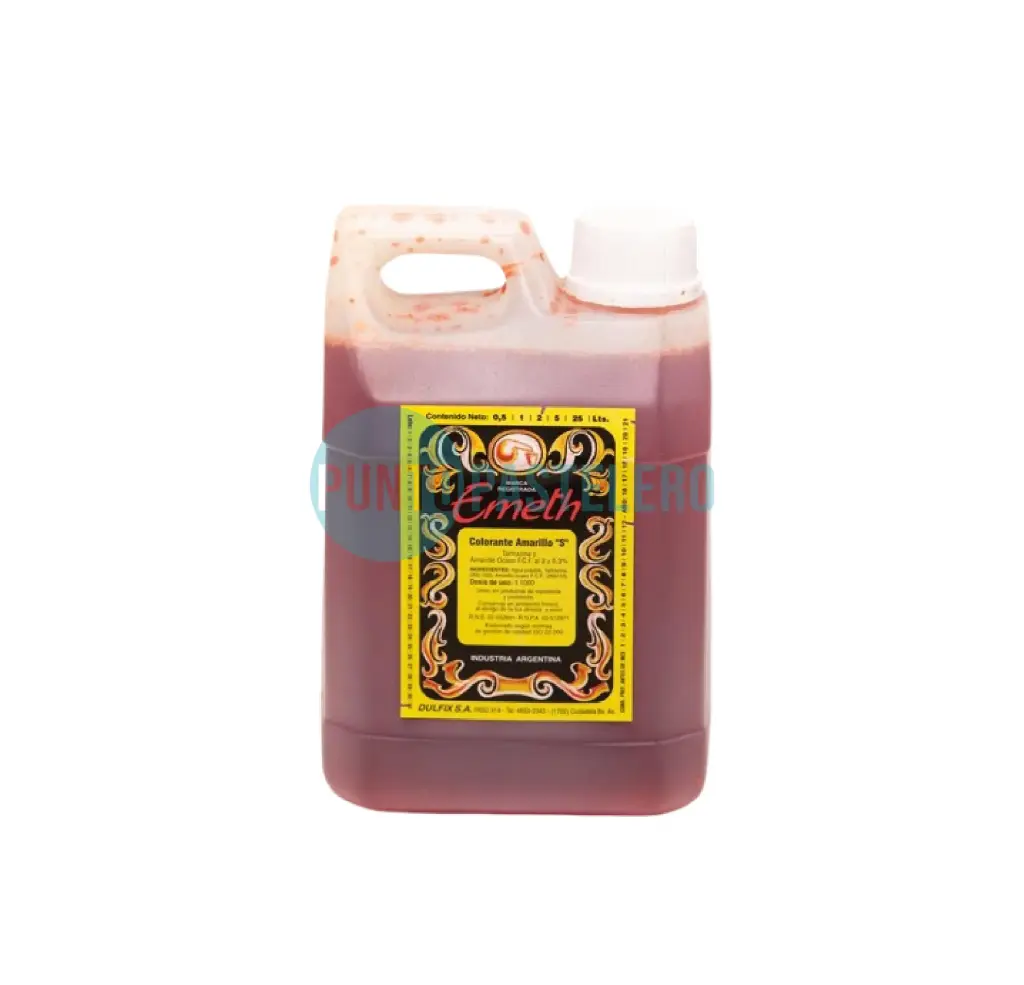 [EMETH] COLORANTE LIQUIDO EMETH AMARILLO (X 2 LT.)
