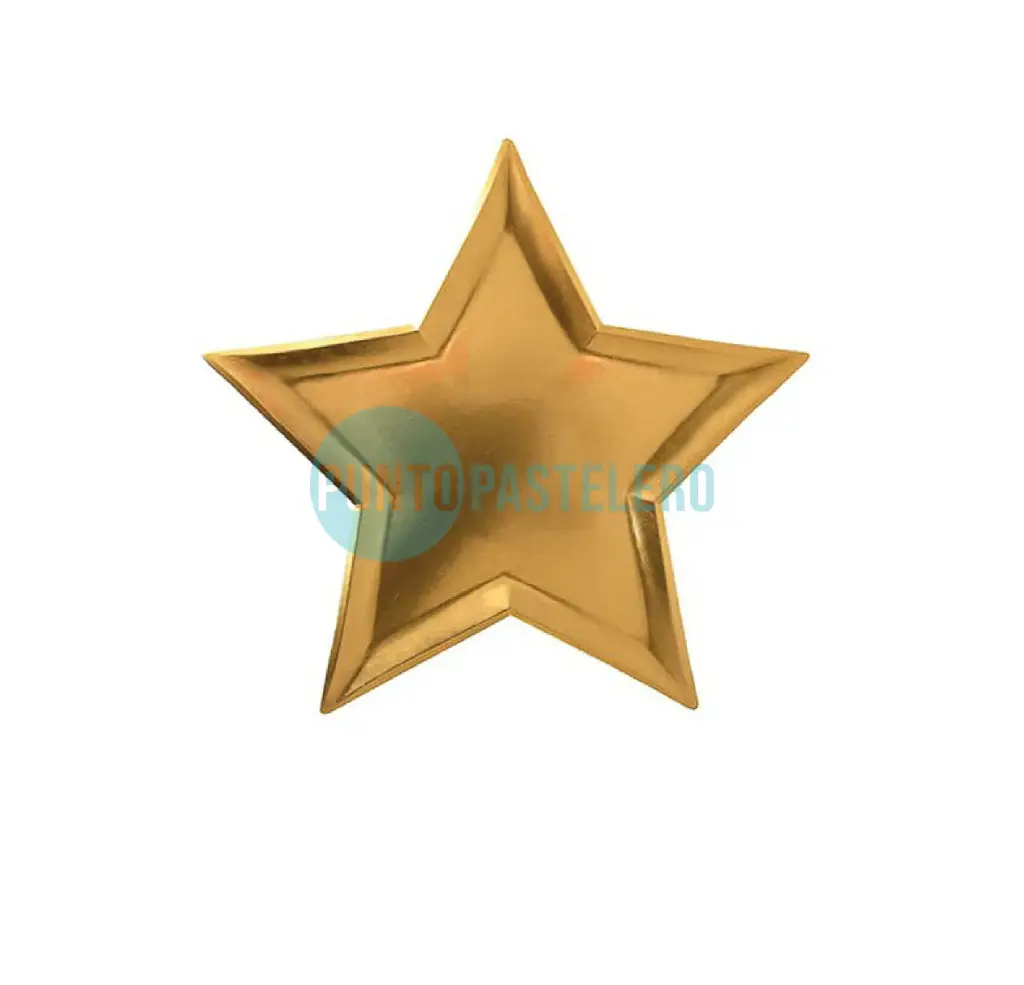 PLATO ESTRELLA DORADA (10 U.)