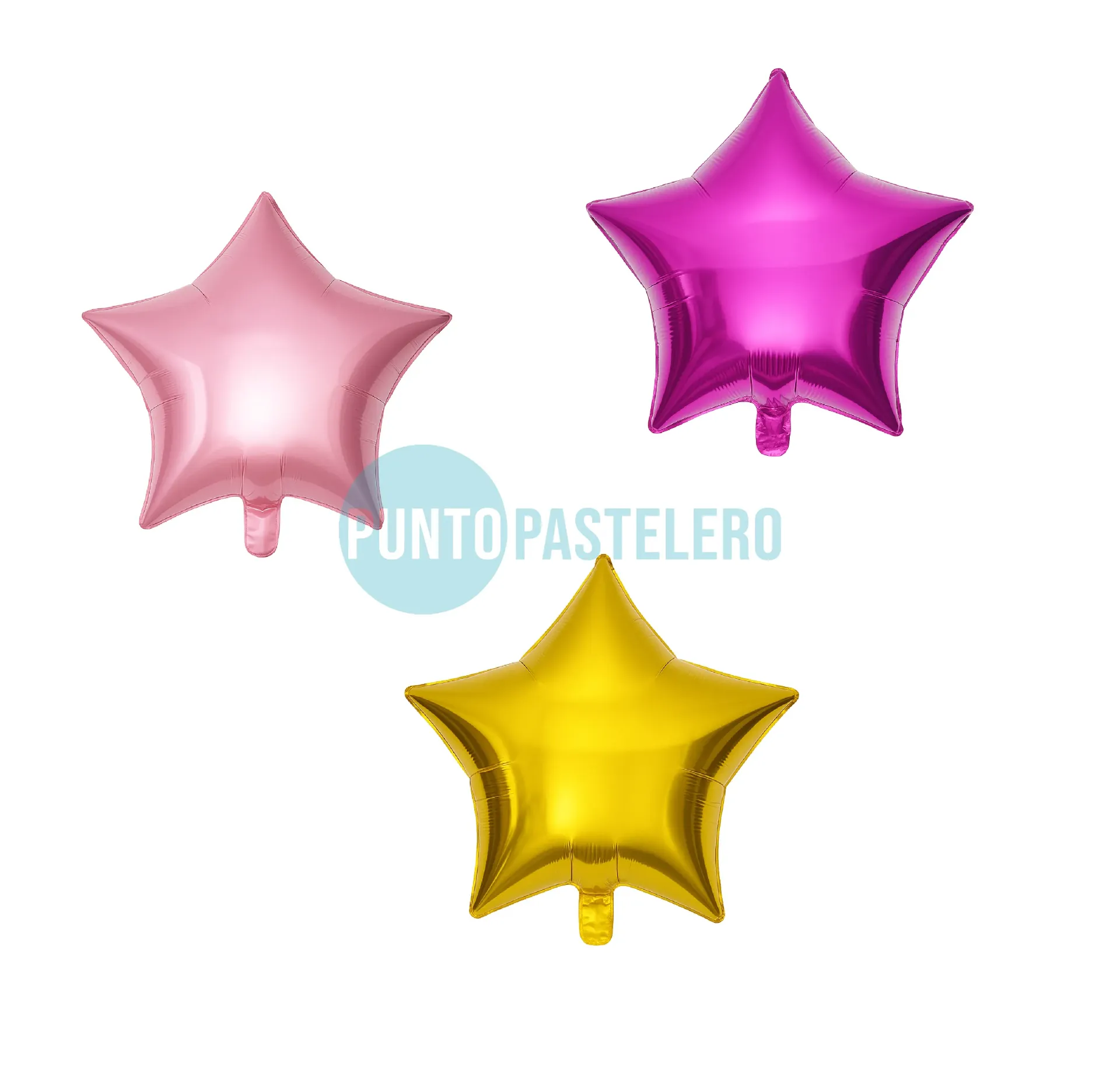 [GL10ME] GLOBO ESTRELLA METALIZADO 10 CM (COLORES VARIOS) [CB6]