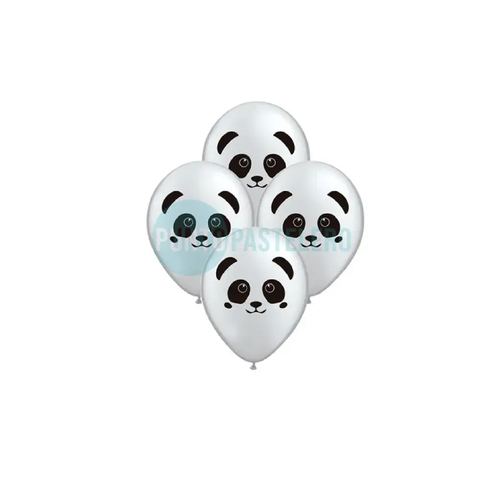 GLOBO LATEX 12" ESTAMPA PANDA