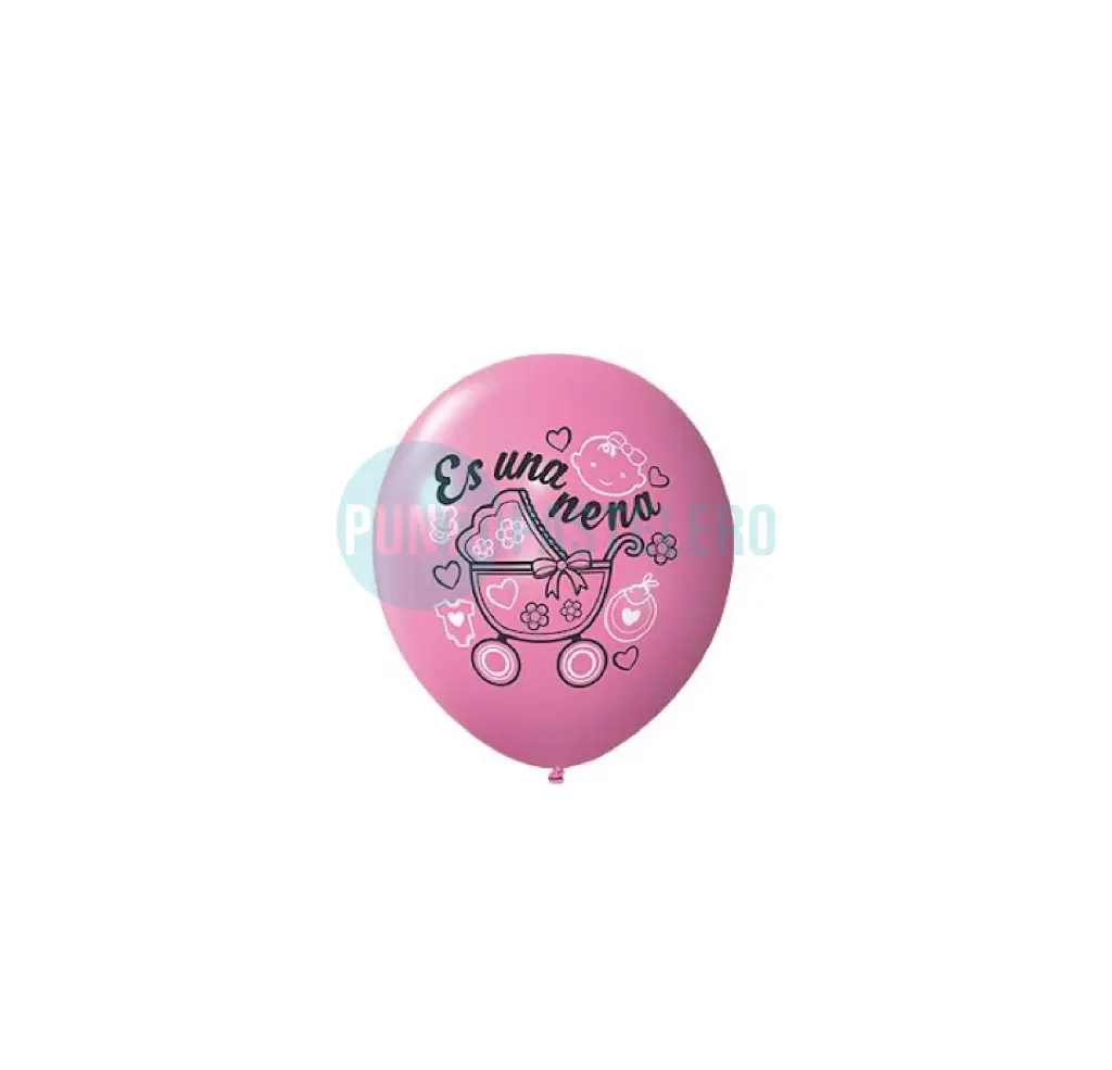 GLOBO LATEX 12" REVELACION NENE-NENA