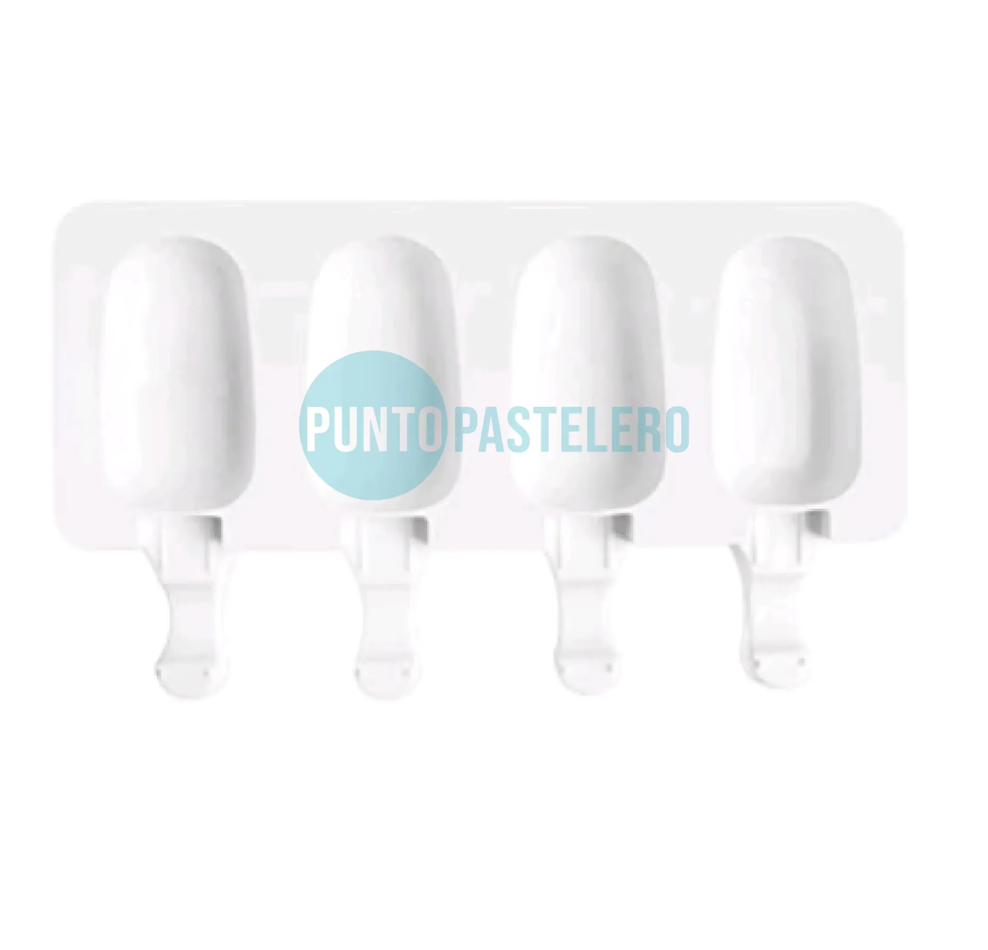 MOLDE DE SILICONA PALETAS DE HELADO (4 CAVIDADES) [P]