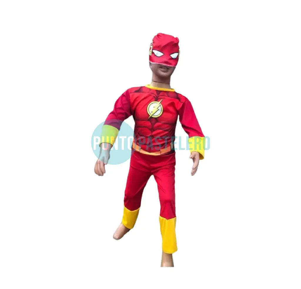 SET DISFRAZ FLASH (NIÑOS) T.L