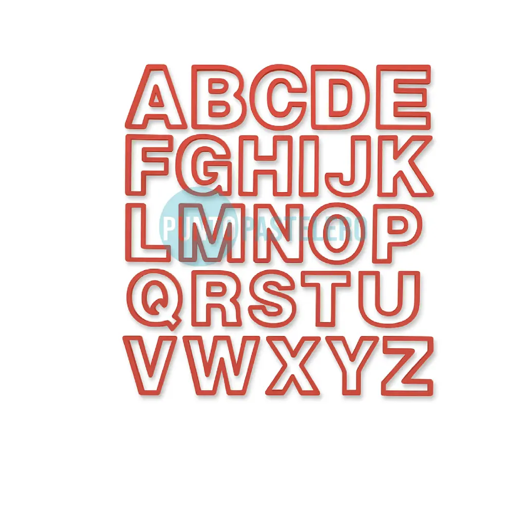 CORTANTE 6 CM LETRA (O) [11-4]